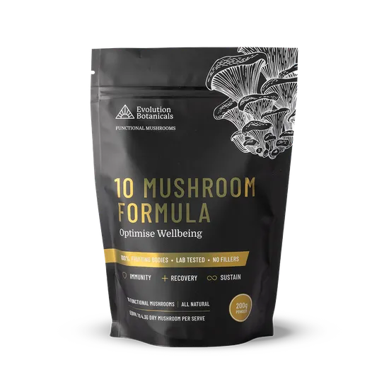 Organic 10 Mushroom Formula - Stand Up Pouch 200g