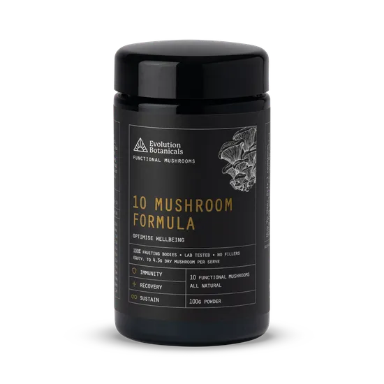 Evolution Botanicals - Organic 10 Mushroom Formula Jar